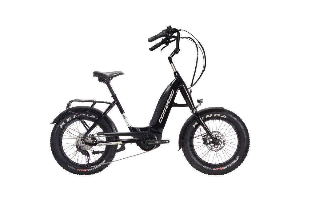 corratec E-Bike Touren Bike LifeS Cross P5 Black/Black 20" 545 Wh Wave, 9 Gang Shimano SHIMANO RD-U4000, CUES, GS 9-SPEED Schaltwerk