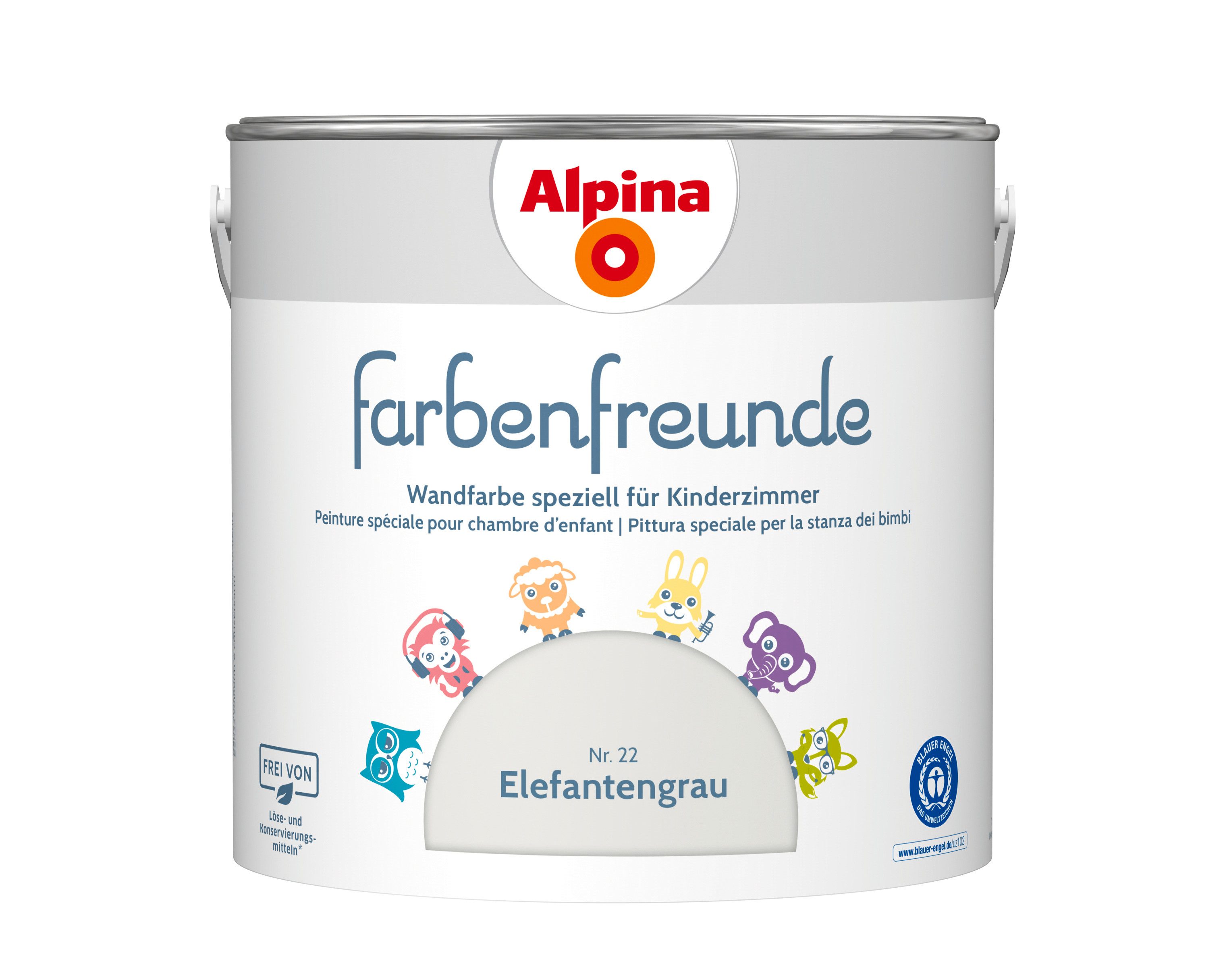 Alpina Wandfarbe Farbenfreunde 2,5 Liter matt
