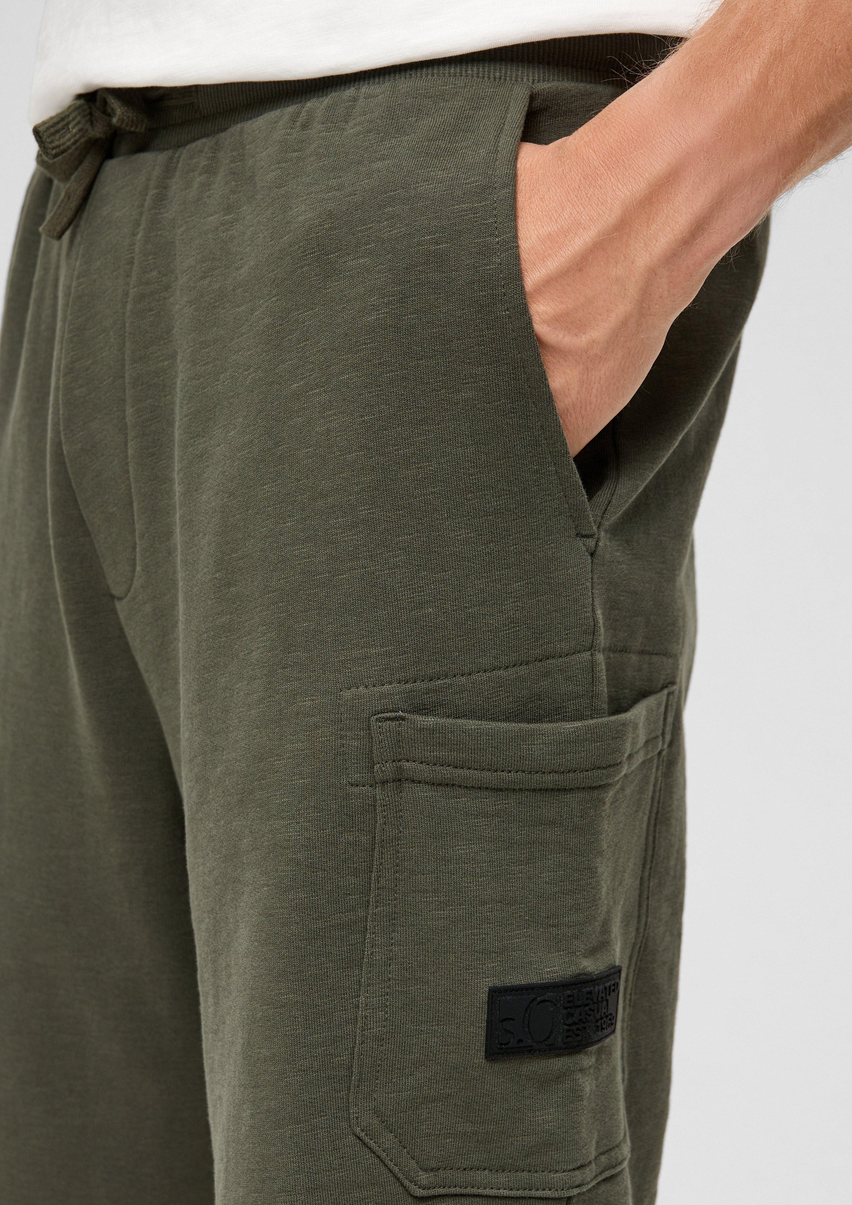 s.Oliver Bermudas Lässige Sweatshorts aus Flammgarn günstig online kaufen