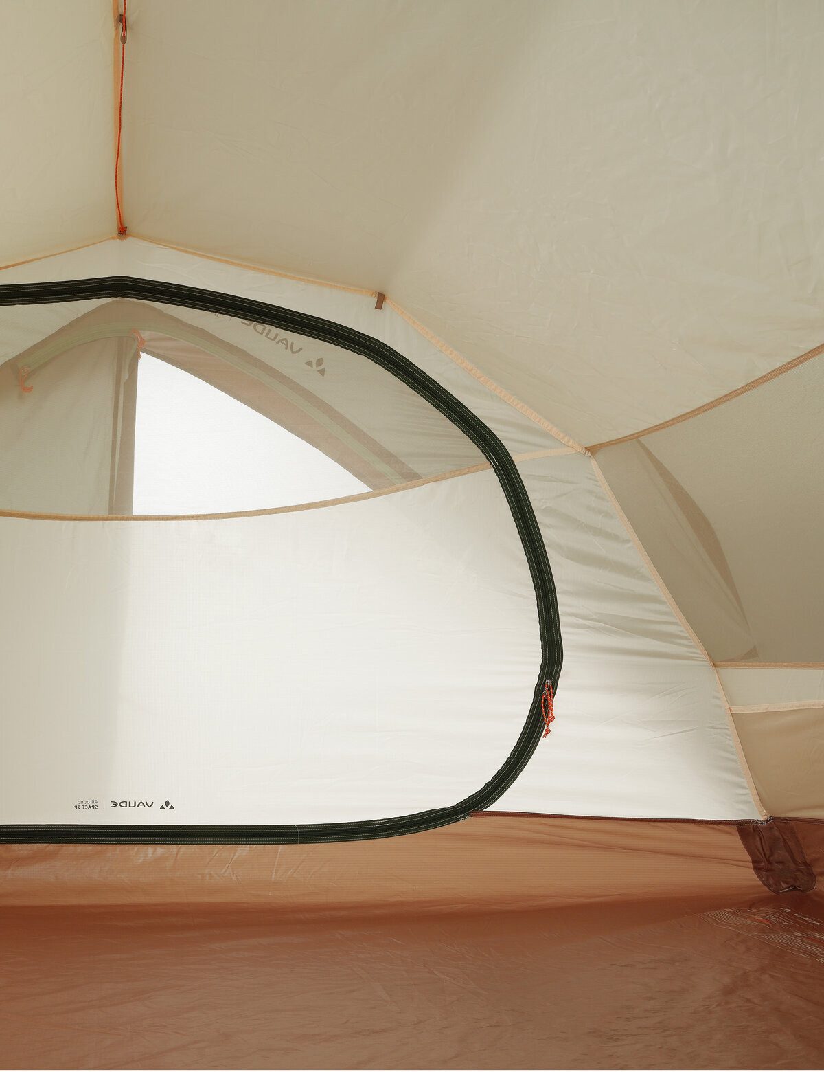 VAUDE Einbogenzelt Allround Space 2P, Personen: 2 (Set, 1 tlg., mit Transporttasche und Zeltunterlage)