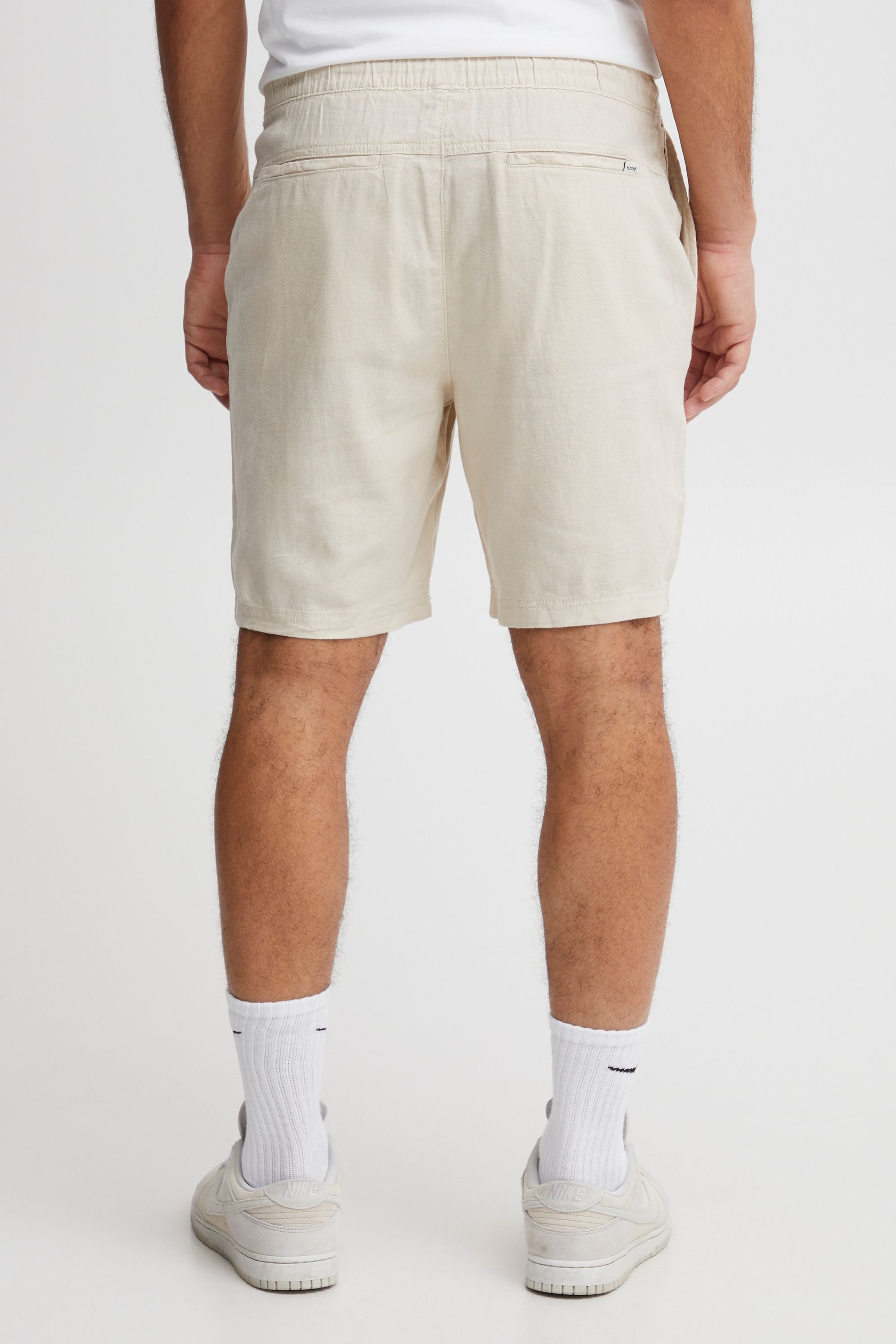 !Solid Shorts SDAurelius Kurze Hose aus Leinenmix