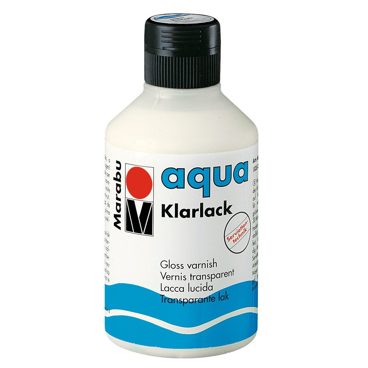 Marabu Klarlack Marabu Aqua Klarlack transparent 250ml Flasche