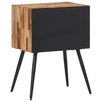 vidaXL Nachttisch Nachttisch 47x31,5x60 cm Massivholz Teak (1-St)