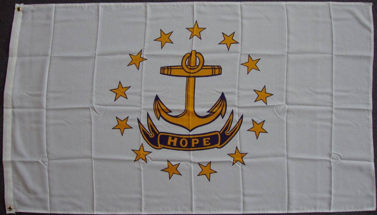 flaggenmeer Flagge Rhode Island 80 g/m²