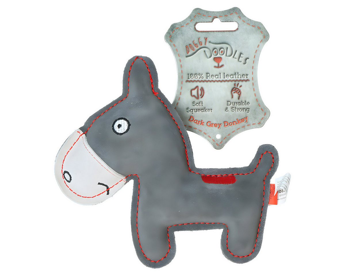 Thumbnail - Holland Animal Care Tierkuscheltier Hundespielzeug Esel dunkelgrau