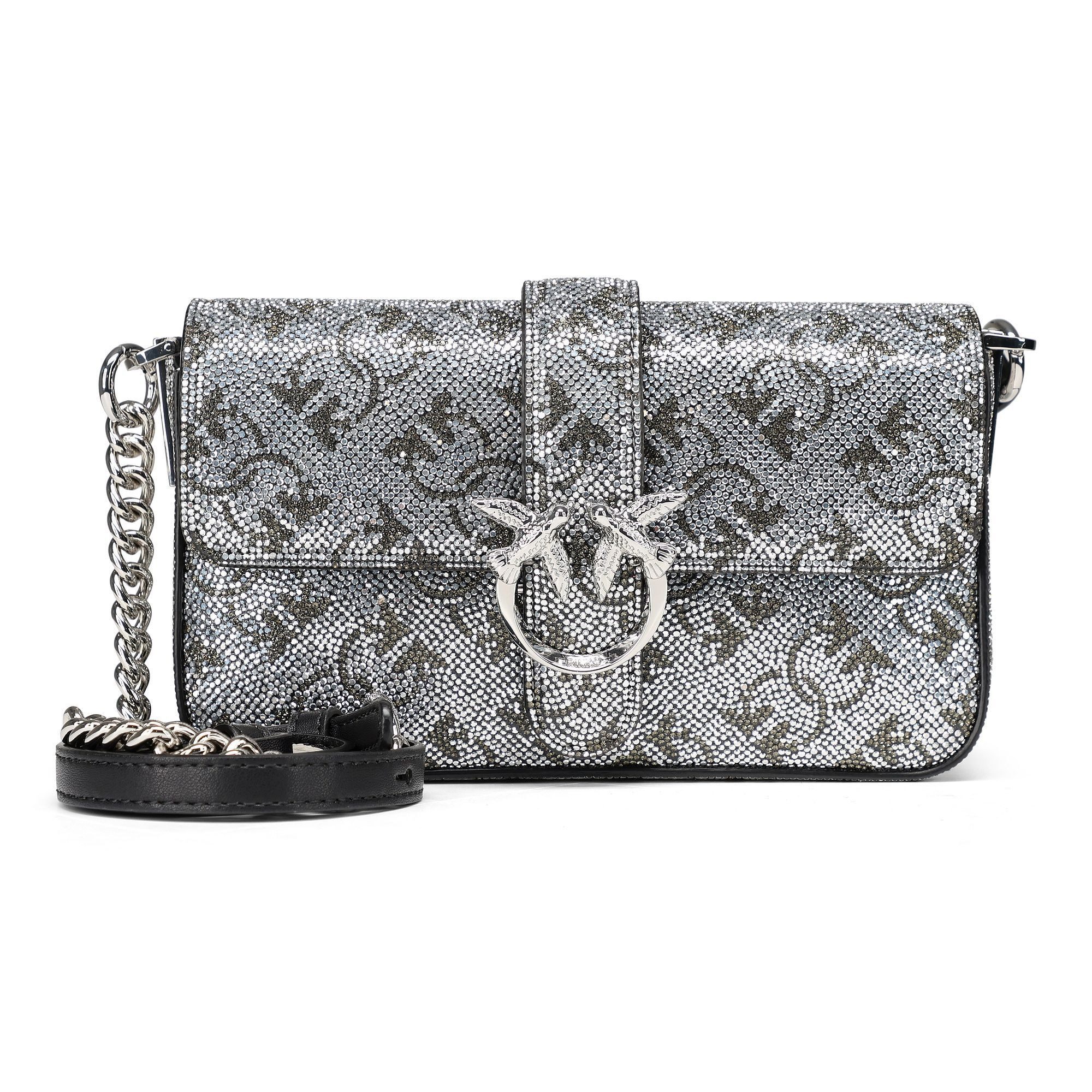 PINKO Schultertasche Love One, Leder