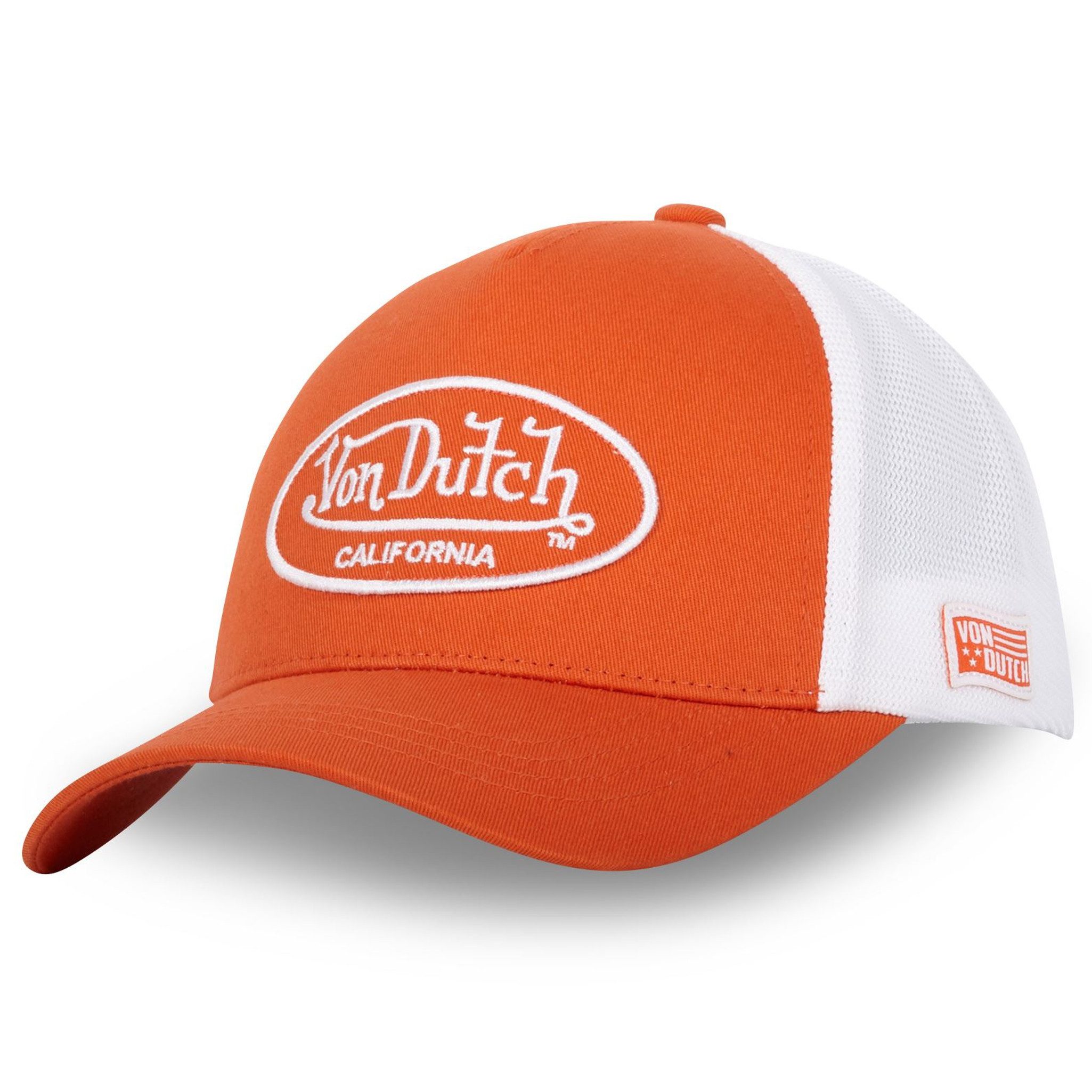 Von Dutch Trucker Cap Von Dutch Originals Trucker Cap - CALIFORNIA VD Stitch Mesh (Basecap, Basecap, Meshcap, Trucker Kappe) VD-Stickerei im Mesh