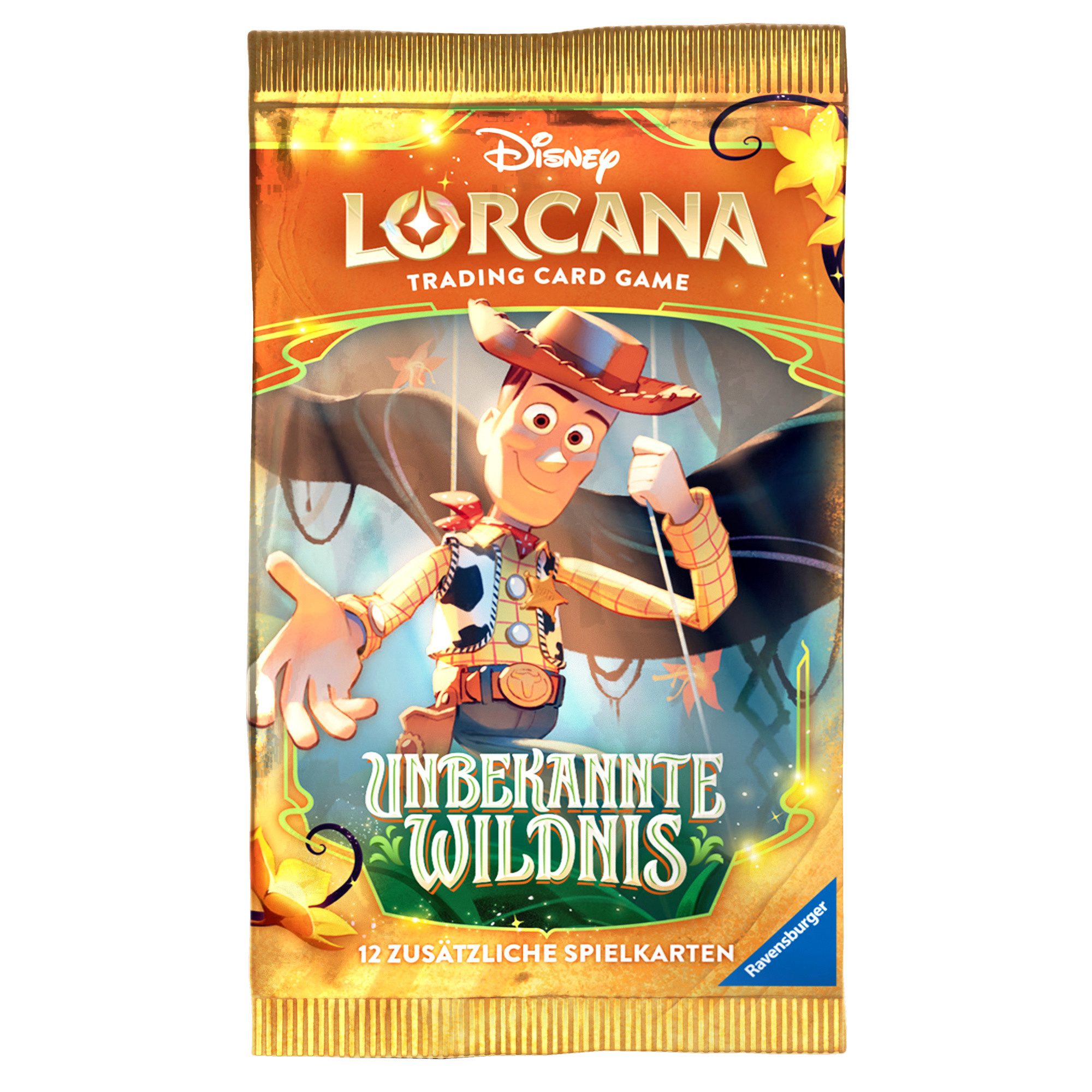 Ravensburger Sammelkarte D. Lorcana Unbekannte Wildnis 1x Booster (Deutsch)
