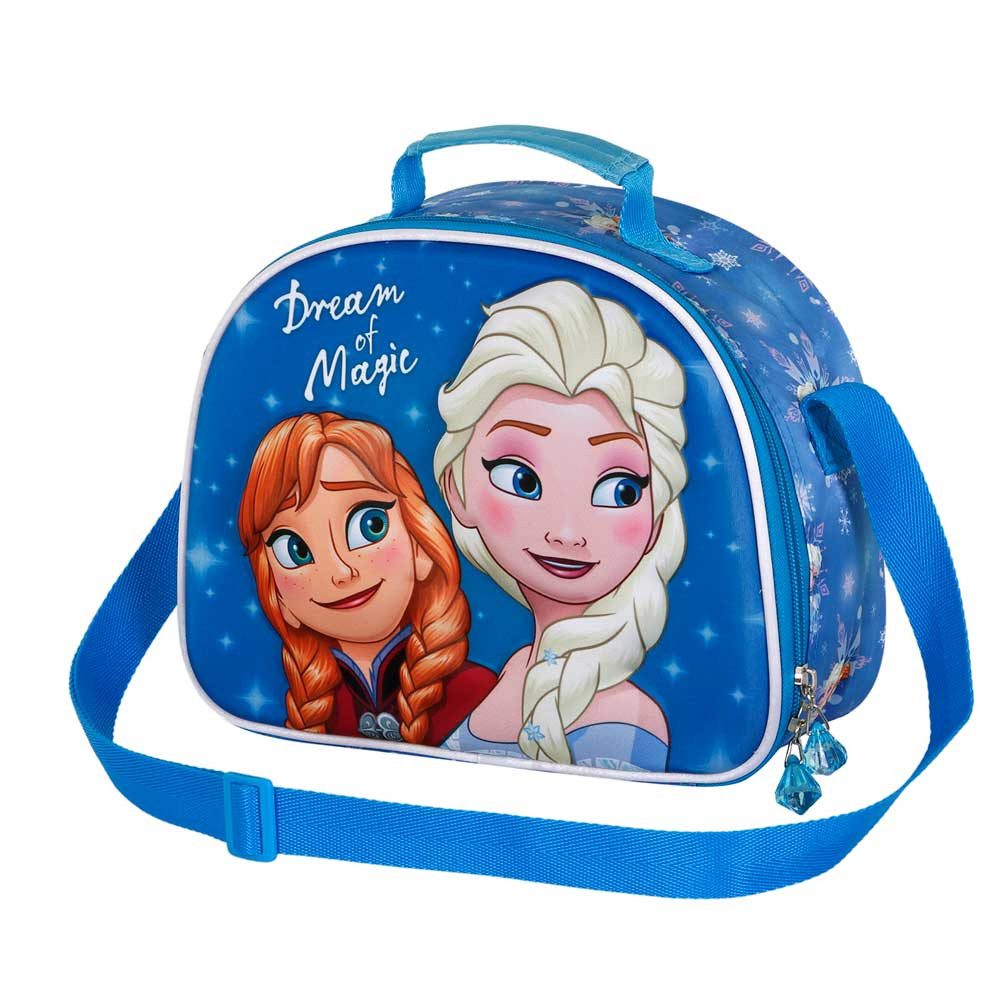 Karactermania Kindergartentasche Disney Frozen Picknicktasche Frühstückstasche Umhängetasche Lunch Bag, Isolierende Innenauskleidung