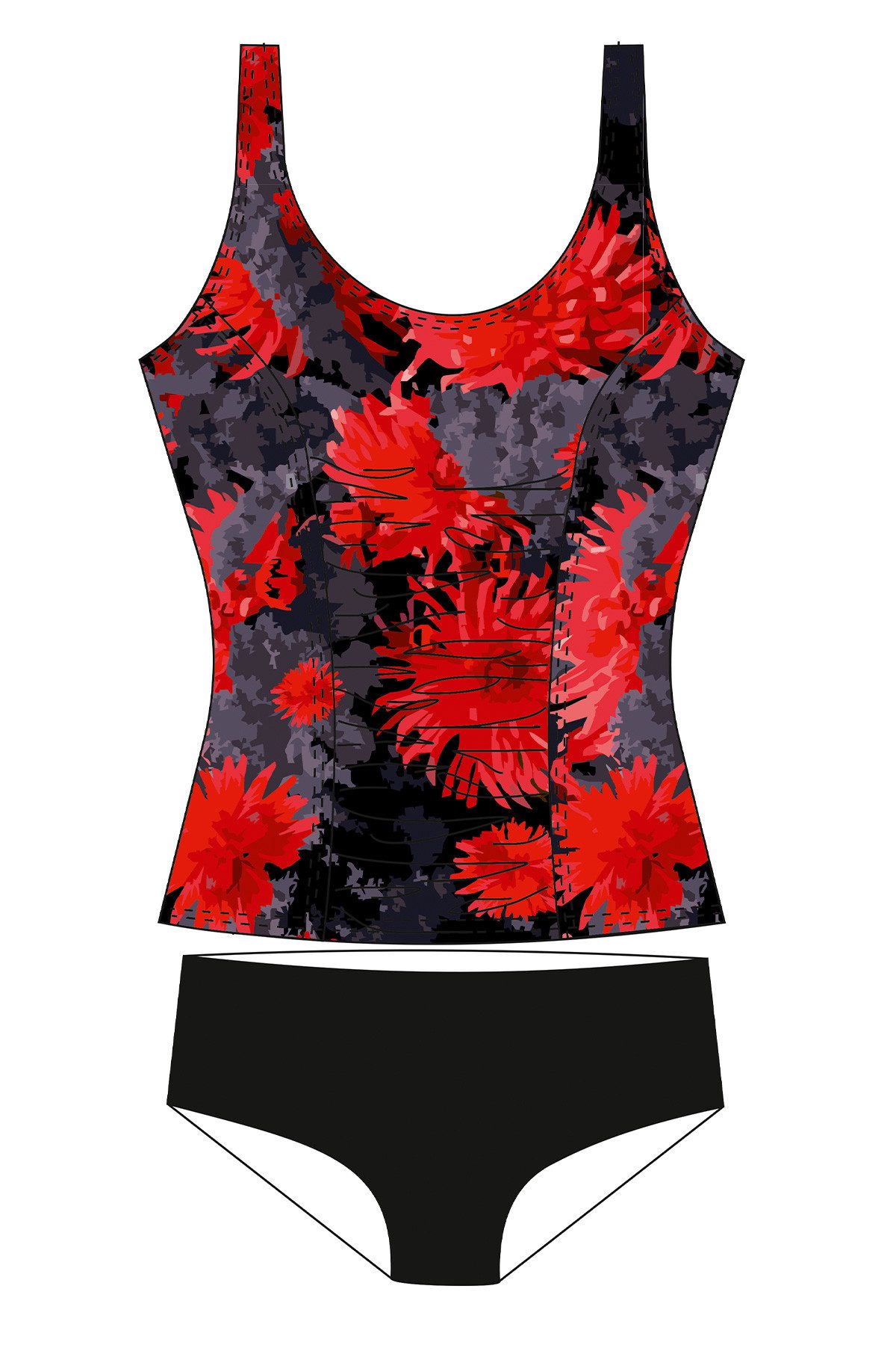 Fashy Tankini Damen Tankini WIE ABBILDUNG günstig online kaufen