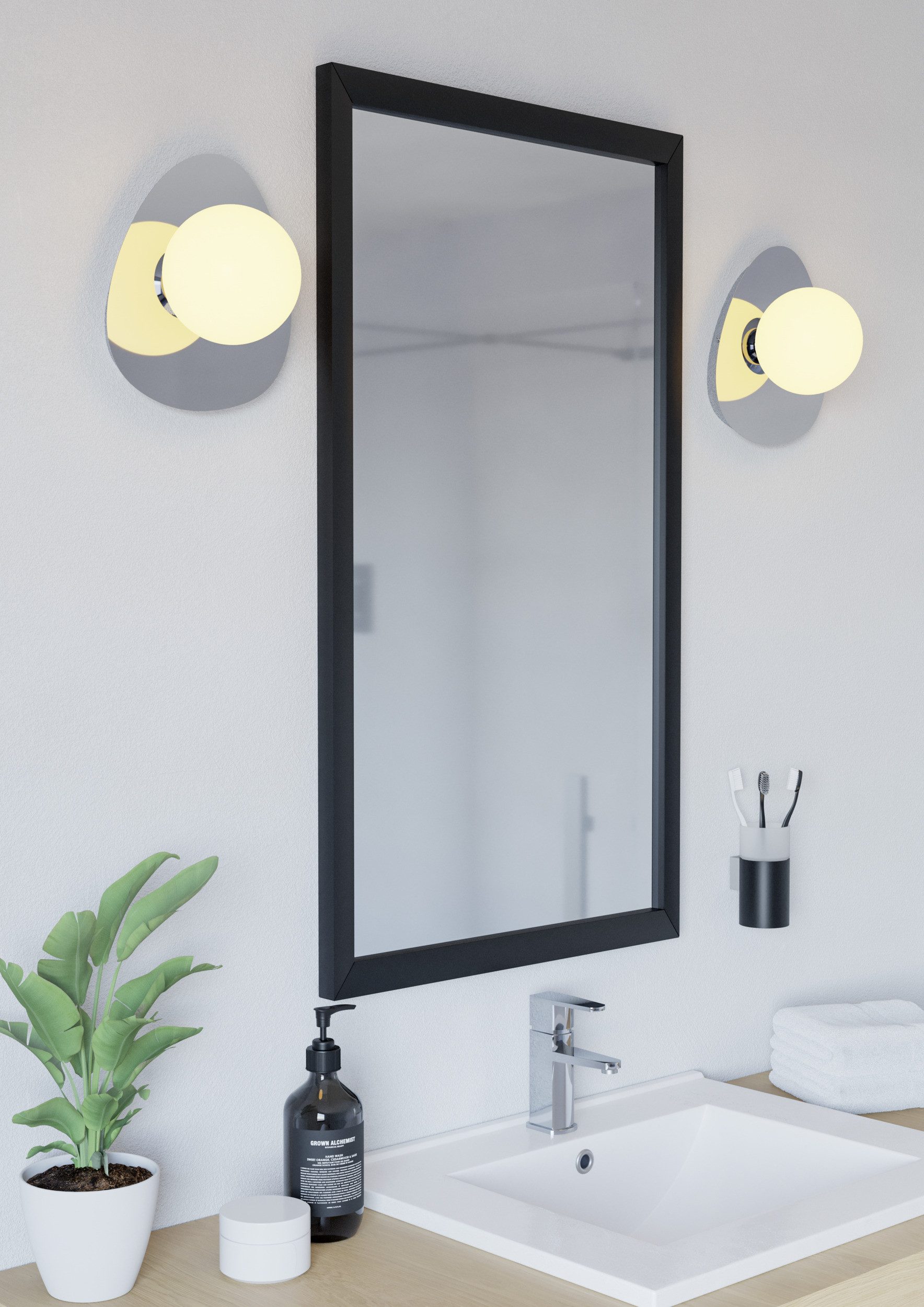 EGLO Wandleuchte CASTROVIDO Wandlampe - Stahl - G9 - 1X4,2W - IP44, Leuchtmittel wechselbar, Wandstrahler, Wandspot, Wohnzimmer, Schlafzimmer, L23,5xB21,5xH15,5 cm