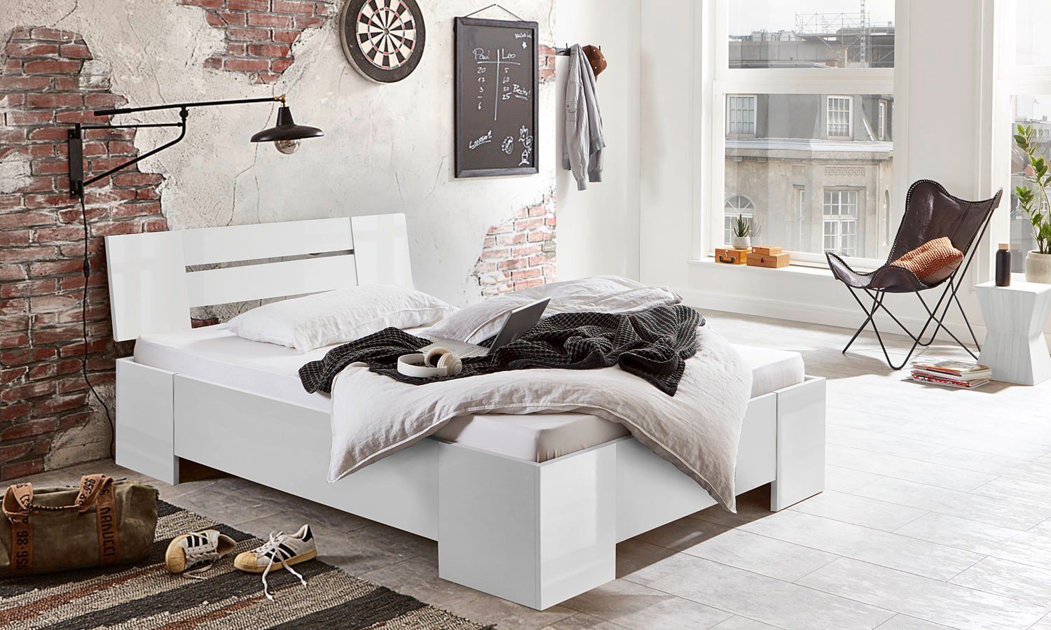 moebel-dich-auf Futonbett LINZ (Bett 140x200, in günstig online kaufen