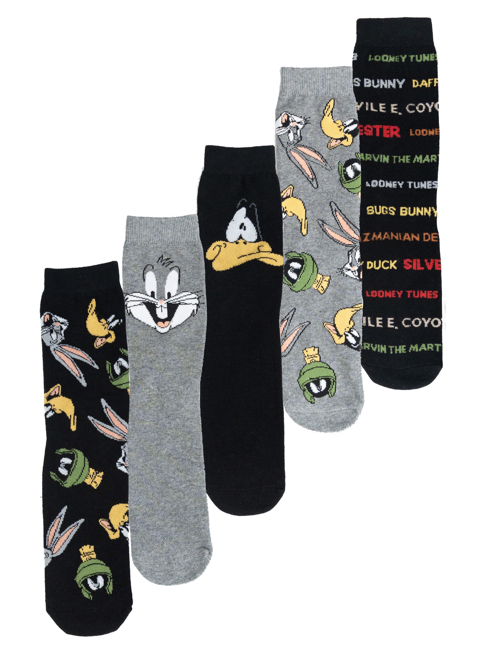 United Labels® Socken Looney Tunes Socken Sneaker Strümpfe (5er Pack) 40-45 – Bild 2 von 5