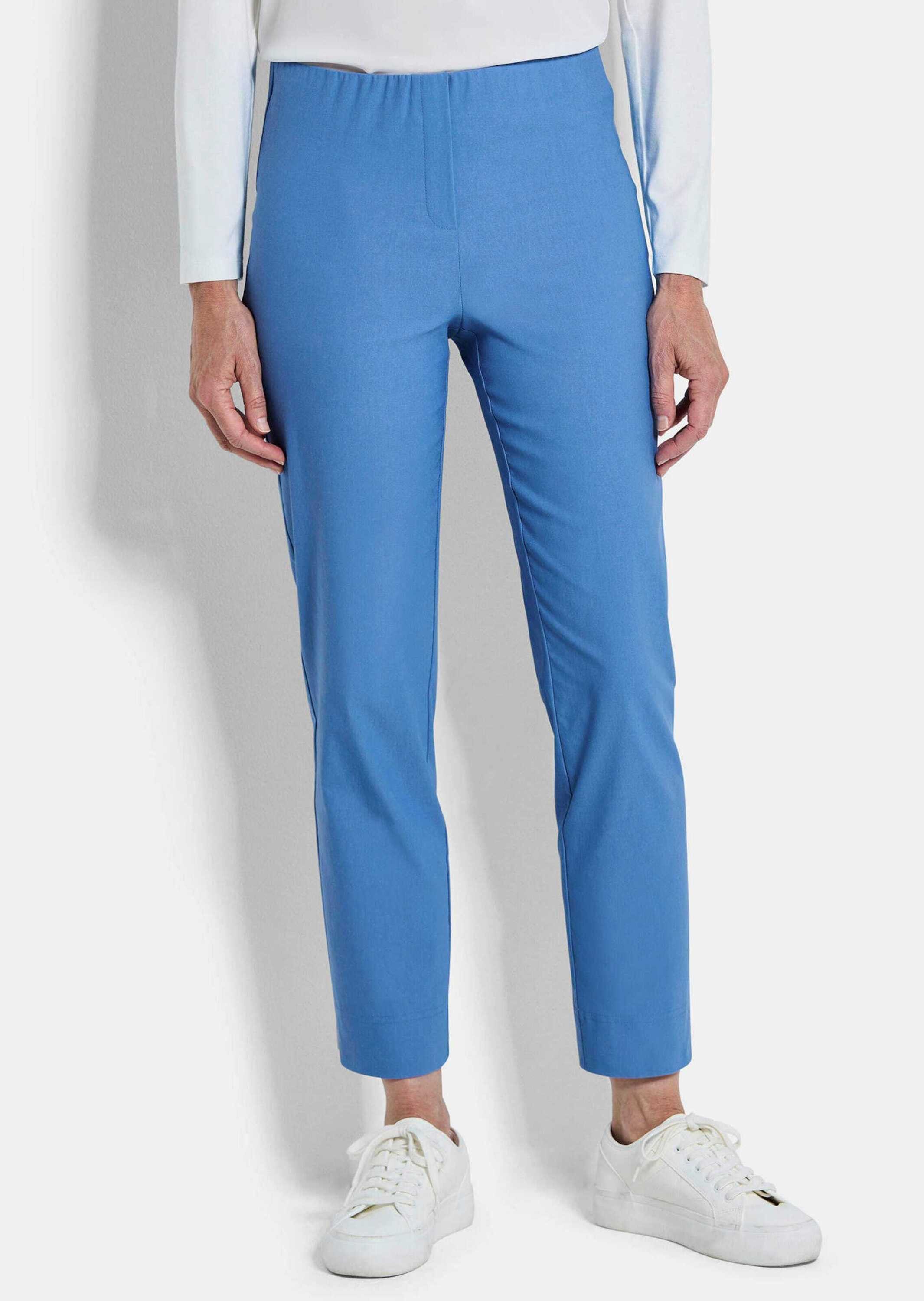 GOLDNER Stoffhose Kurzgröße: Elegante 7/8-Hose mit Schlupfbund Stilvolle St günstig online kaufen