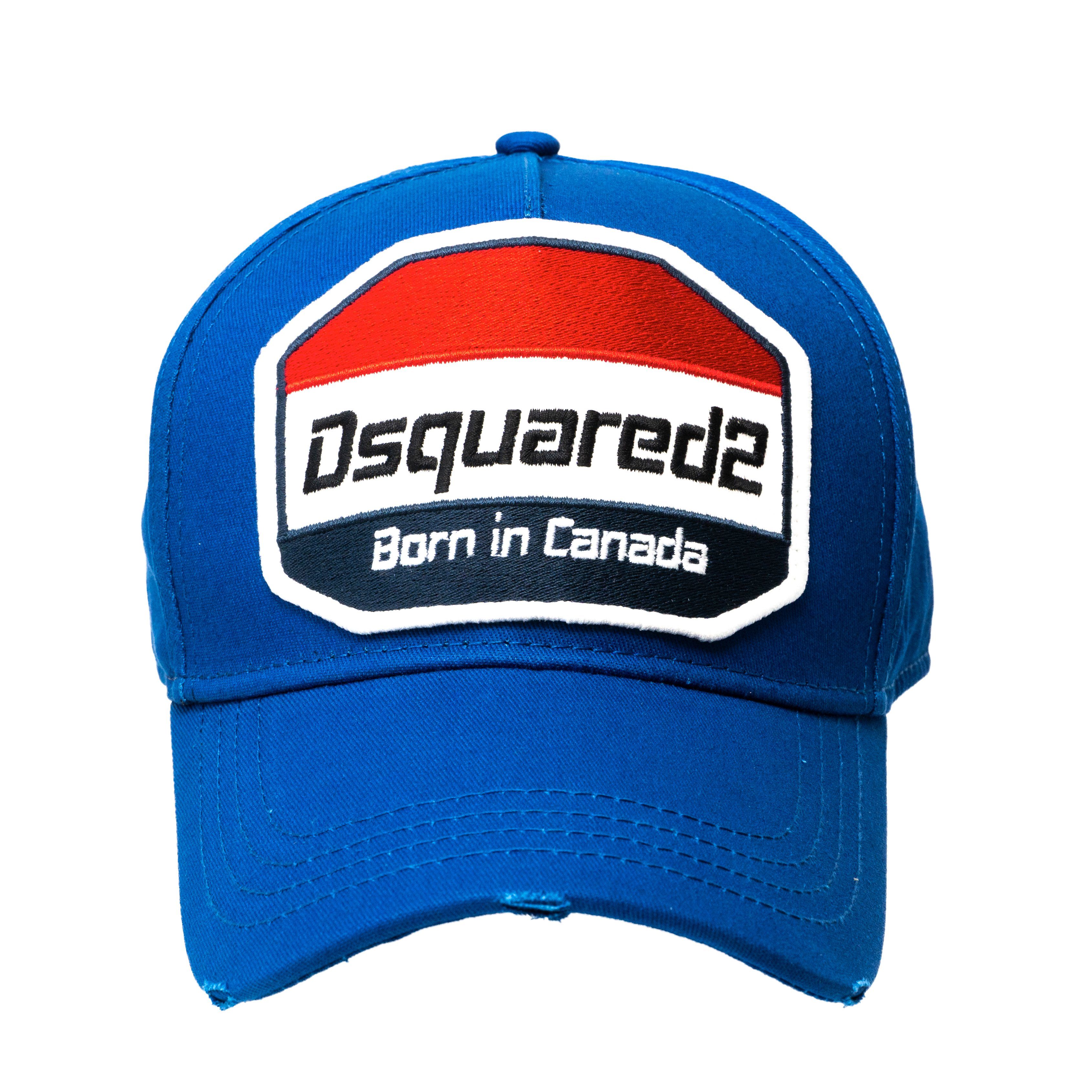 Born Canada Baseball Blau Cap in Dsquared2