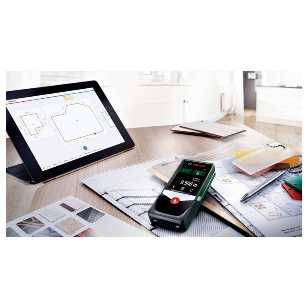 Bosch Home & Garden Entfernungsmesser Digitaler Laser-EntfernungsmessereCommerce-Karton 06036722Z0, Bluetooth, Touchscreen