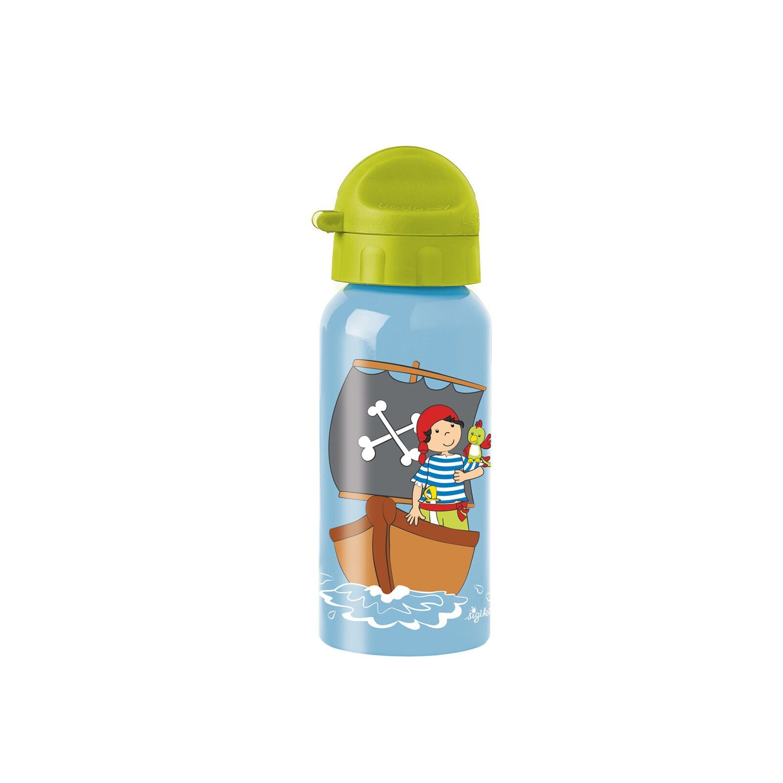 Sigikid Trinkflasche Edelstahl-Trinkflasche 400 ml Sammy Samoa | Kinder-Trinkflaschen