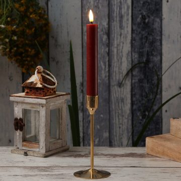 MARELIDA Kerzenhalter Stabkerzenhalter Kerzenständer Tafelkerzenhalter Kerzenhalter 15,5cm (1 St)