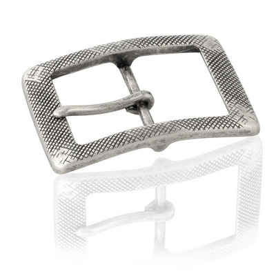 FREDERIC HERMANO Ременіschnalle 40mm Zink Silber - Buckle Square - 302007520020