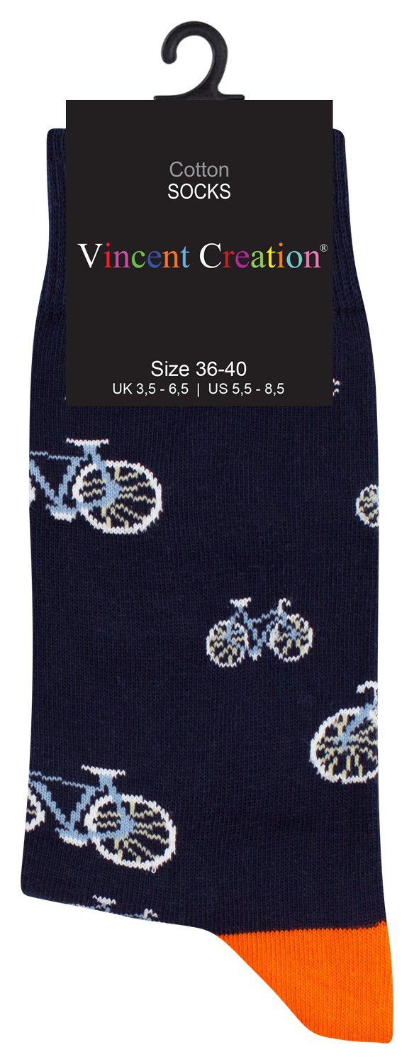 Fahrradmarine Motiven Vincent mit Socken lustigen bunten Creation®