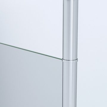AQUABATOS Walk-in-Dusche Duschabtrennung Glas Badewanne Duschwand für Dusche, (Walk in Dusche Duschwand Breite: 102 cm, 122 cm Höhe: 200 cm), Sicherheitsglas, Einscheibensicherheitsglas, mit Nano Beschichtung