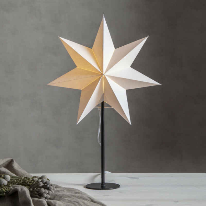 STAR TRADING LED Stern Stern "Mixa" weiß, Stern, E14, mit Leuchtmittel, L340mm