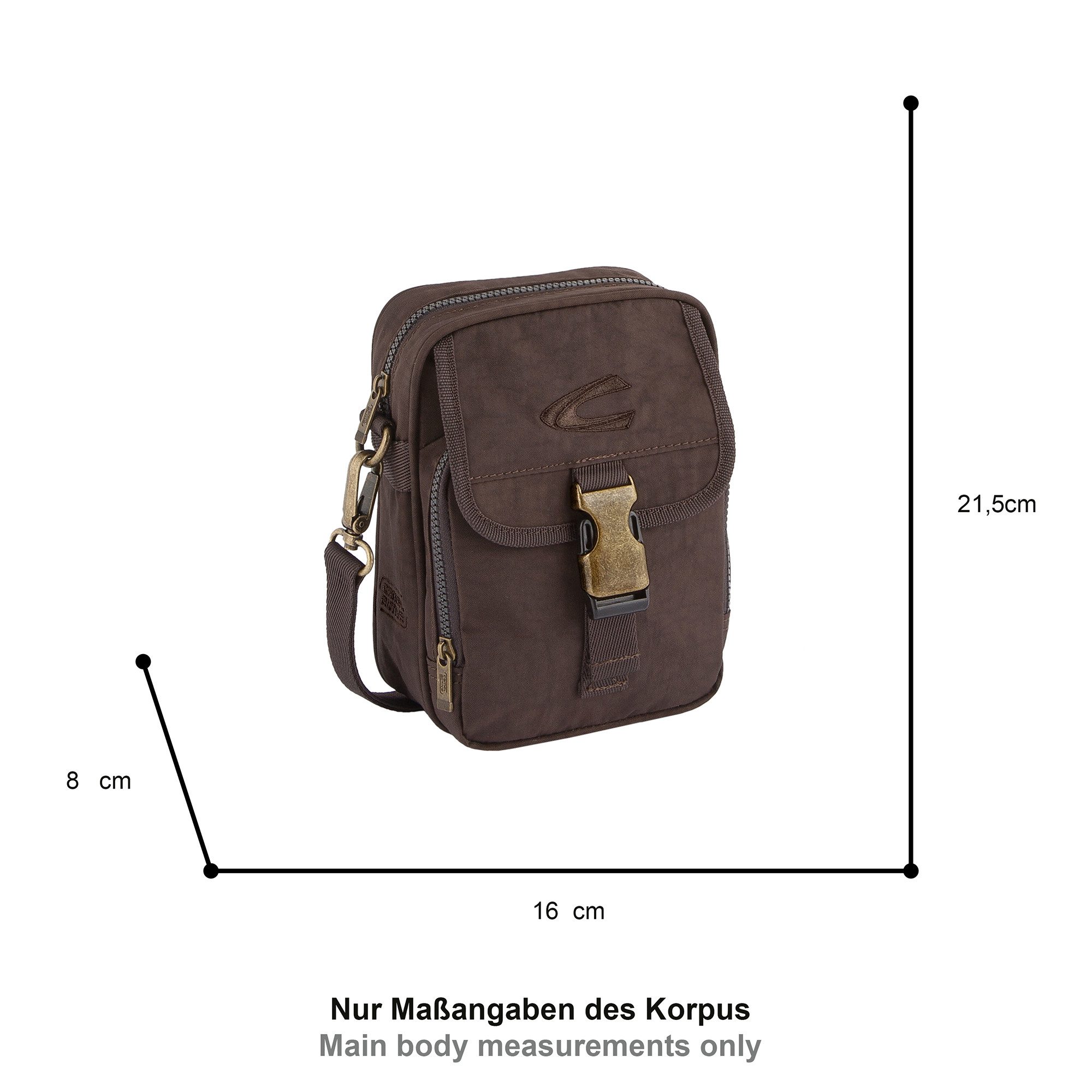 camel active Umhängetasche Journey, Herren Schultertasche, funktional und perfekt für alle Lebenslagen