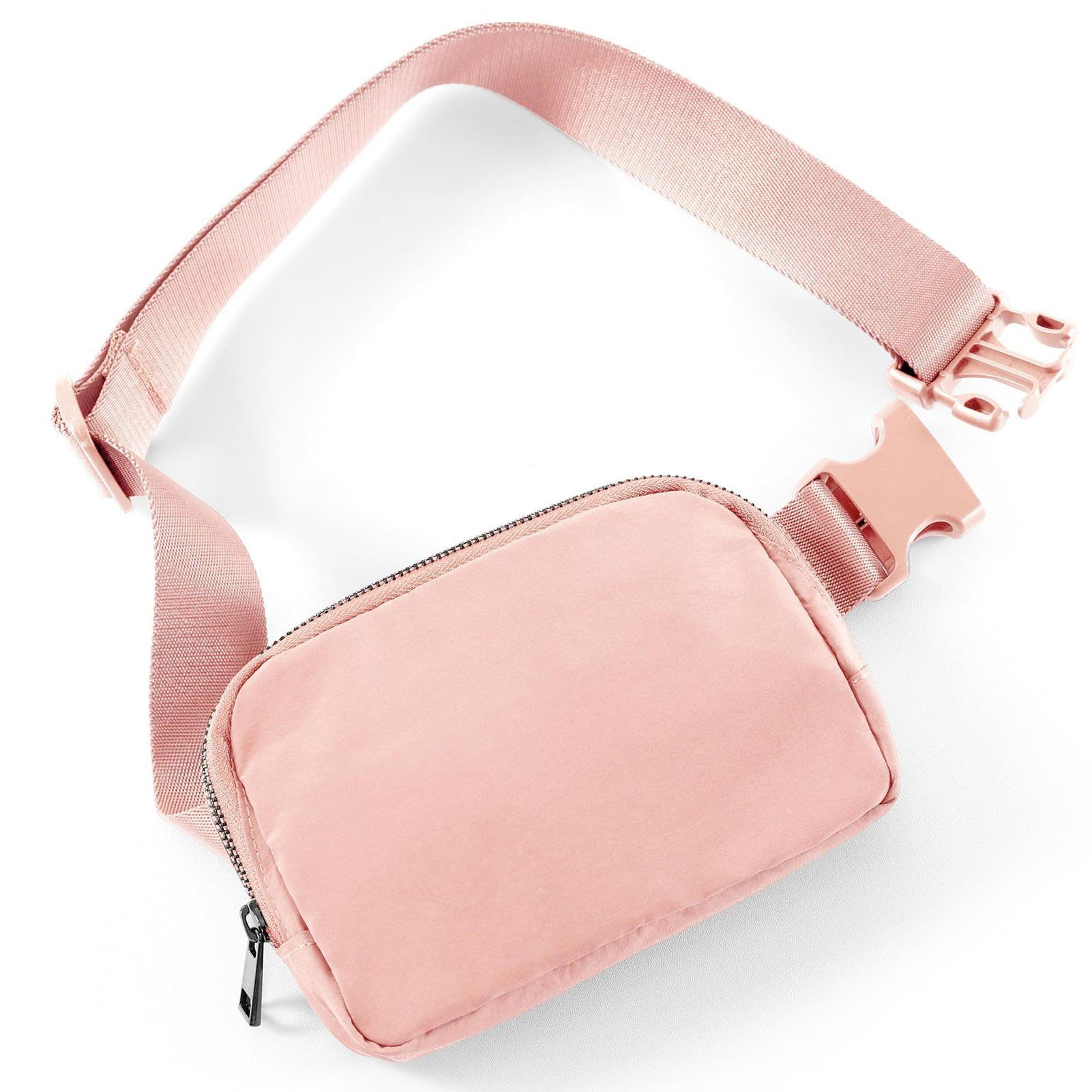 Blusmart Schultertasche Outdoor-Sport-Hüfttasche, Reißfeste, Wasserdichte Brusttasche Für pink