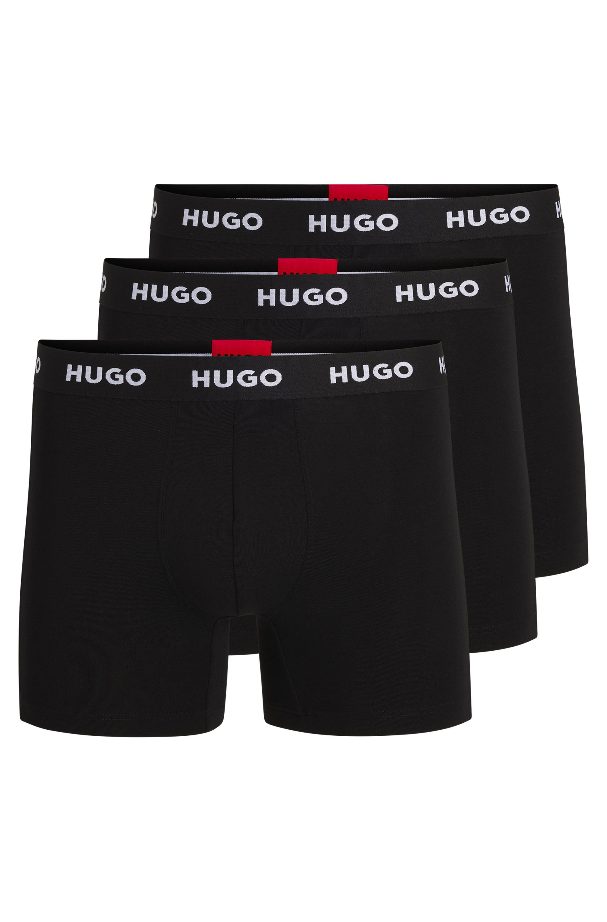 HUGO Boxer BOXERBR TRIPLET PACK (3-St) mit HUGO Logo-Elastikbund günstig online kaufen