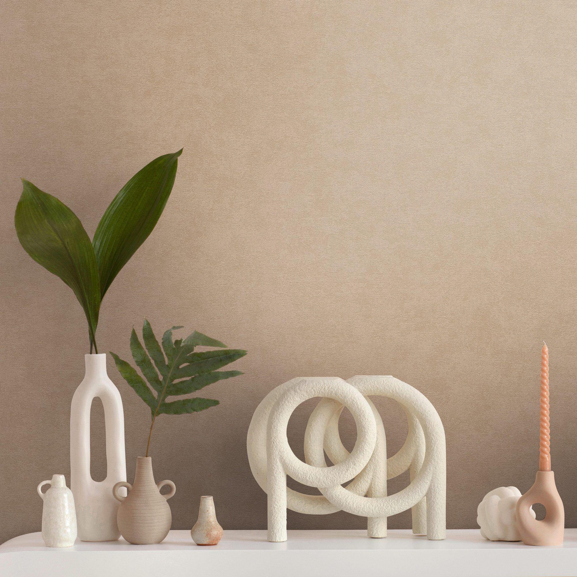 A.S. Création Vliestapete French Affair einfarbige Tapete Unitapete minimal günstig online kaufen