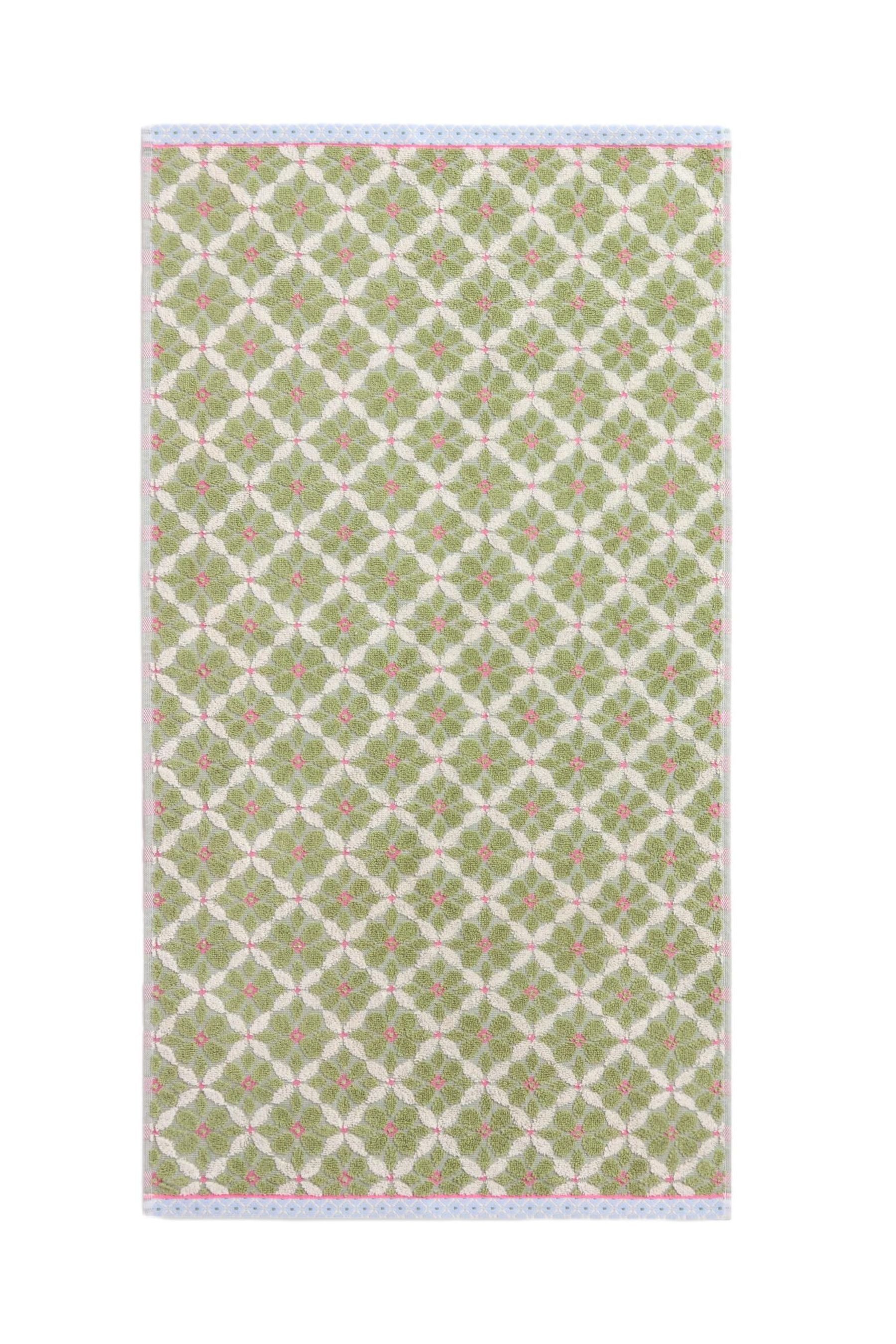 Next Handtuch Handtuch mit geometrischem Kachelmuster, (1-St)