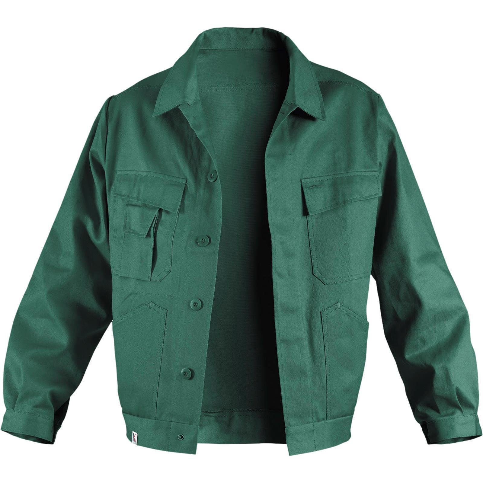 Jacke Arbeitsjacke Kübler grün 100%Baumwolle