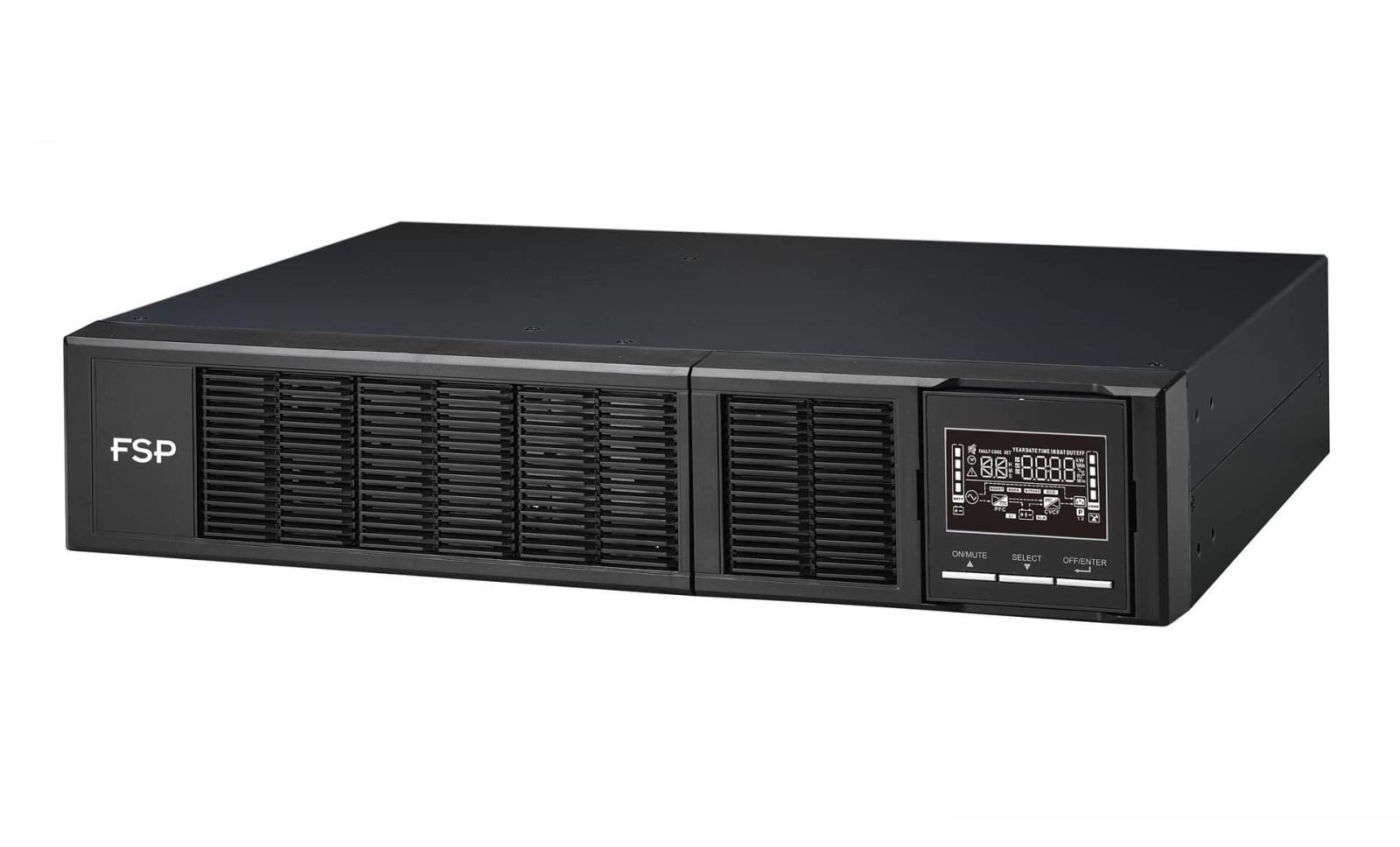 FSP USV-Anlage Clippers RT 2K Rack/Tower Online UPS 2000VA 2000W 4x12V/9AH Batterie