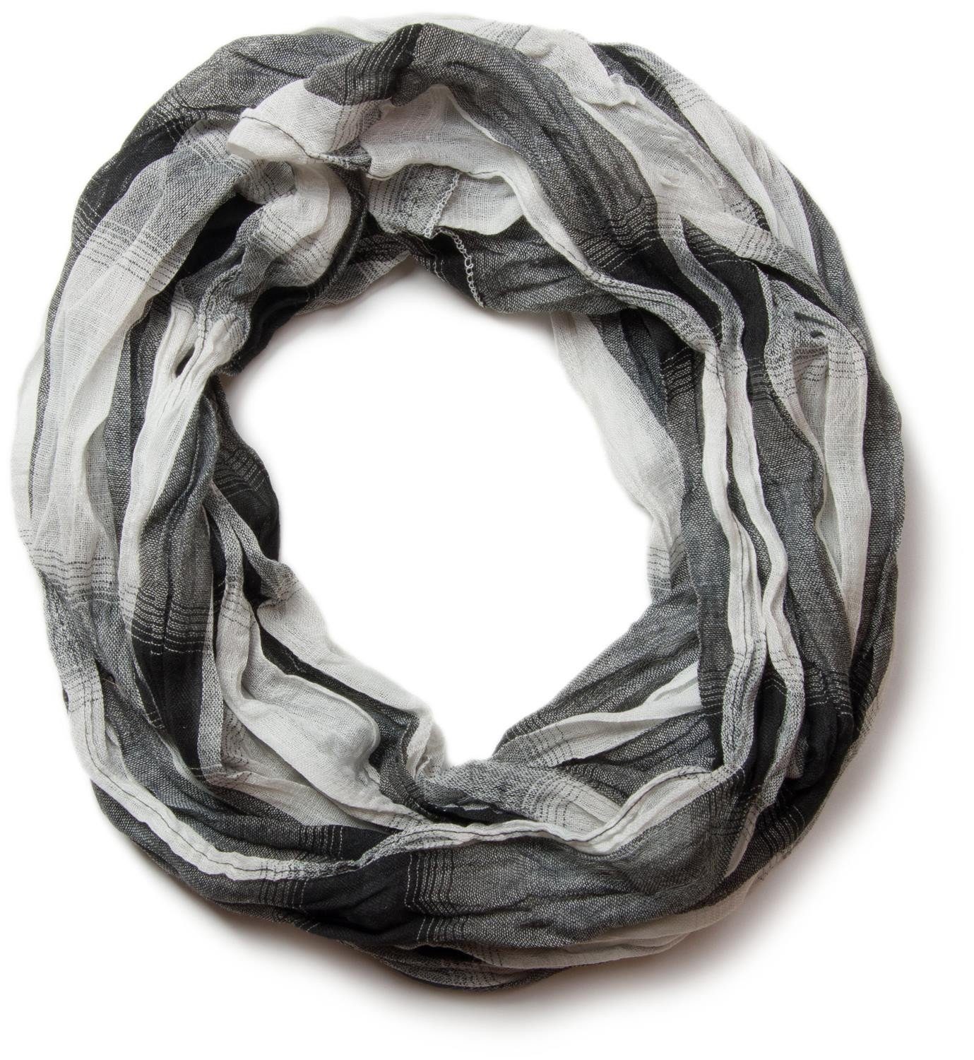 Loop Loop mit Streifen Karo Muster