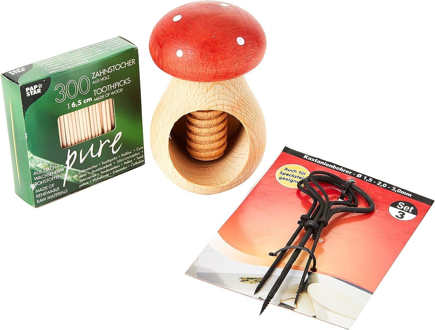 Corvus Spielwerkzeug CORVUS Kids at Work Kastanienset Pilz und Bohrer günstig online kaufen