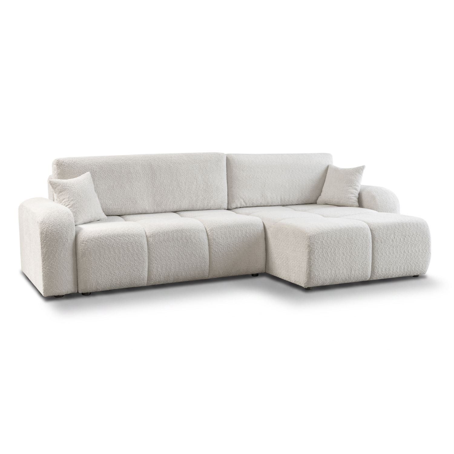 Lookway Ecksofa MALIBU XL mit Schlaffunktion und Bettkasten, 275x150x87 cm