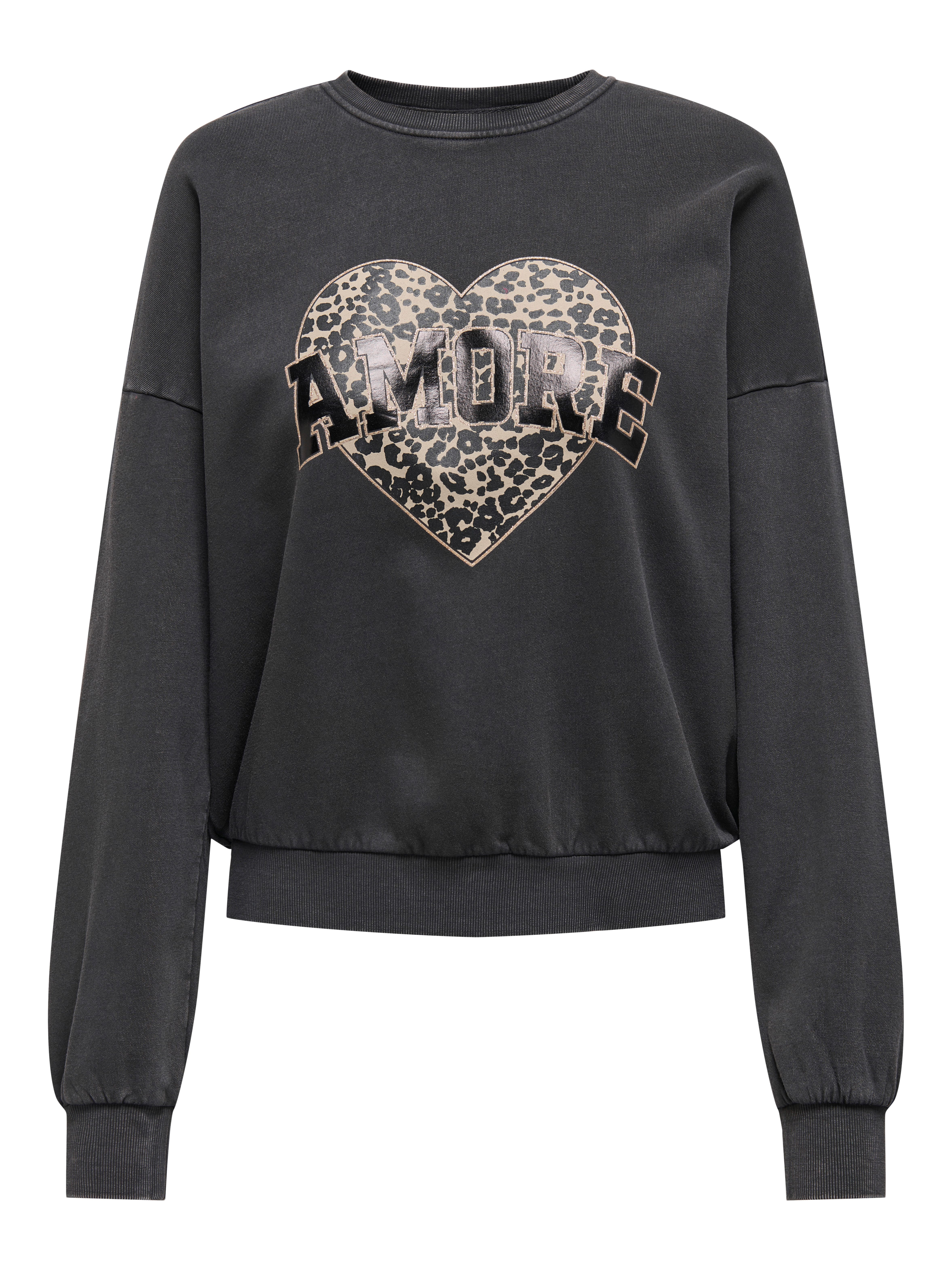 ONLY CARMAKOMA Sweatshirt CARLAUREN LIFE L/S O-NECK SWT JRS günstig online kaufen