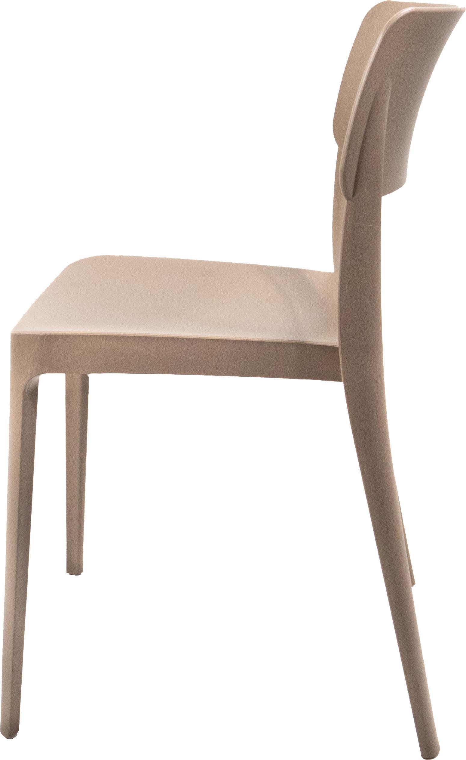 Essentials Stapelstuhl Wing (1 St), sandfarben beige, Kunststoff