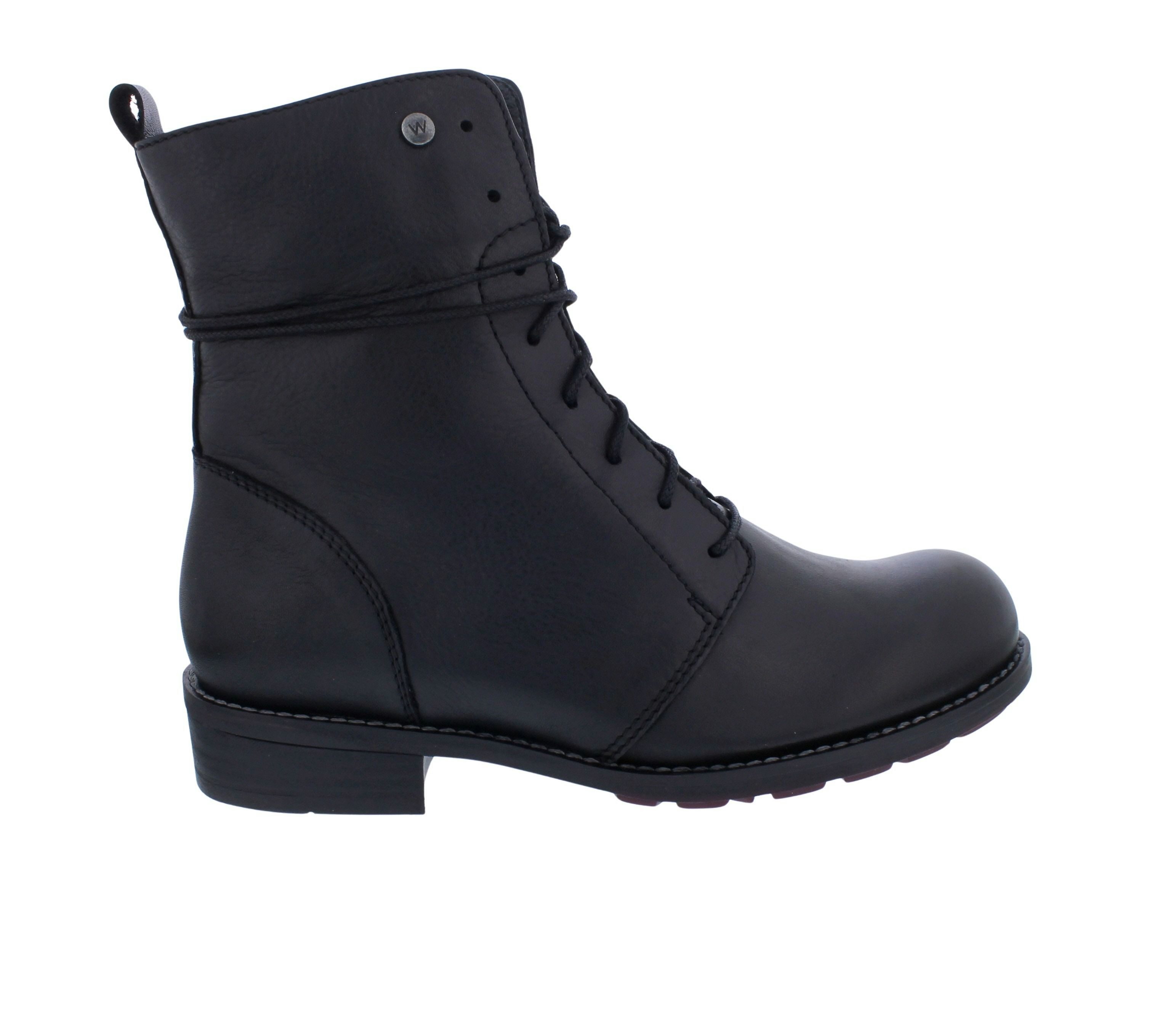 WOLKY Wolky Stiefelette Murray XW 0444420-000, Velvet - Glattleder, Schwarz, Schnürstiefelette