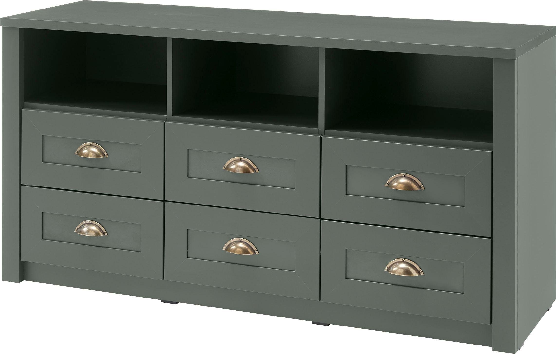 Home affaire Lowboard Ascot, Breite 130 cm