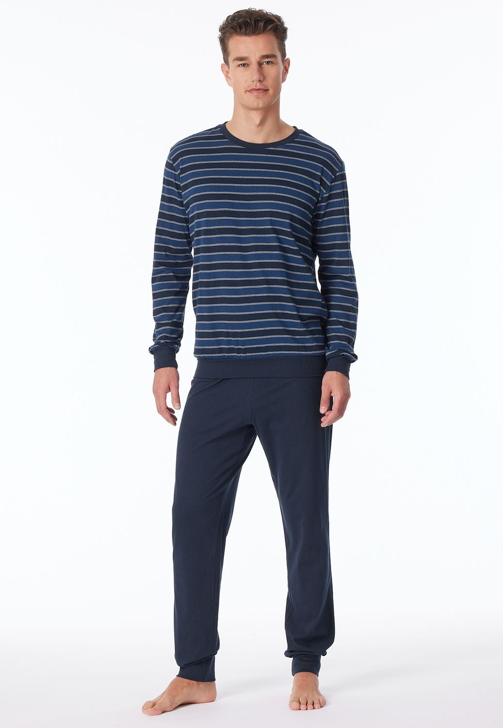 uncover by SCHIESSER Pyjama Nightwear (1 tlg) lang, Rundhals-Ausschnitt günstig online kaufen