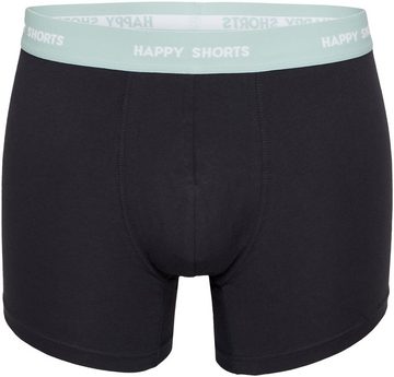 HAPPY SHORTS Trunk 2 Happy Shorts Jersey Trunk Herren Boxershort Boxer Pant Minz Streifen (1-St)