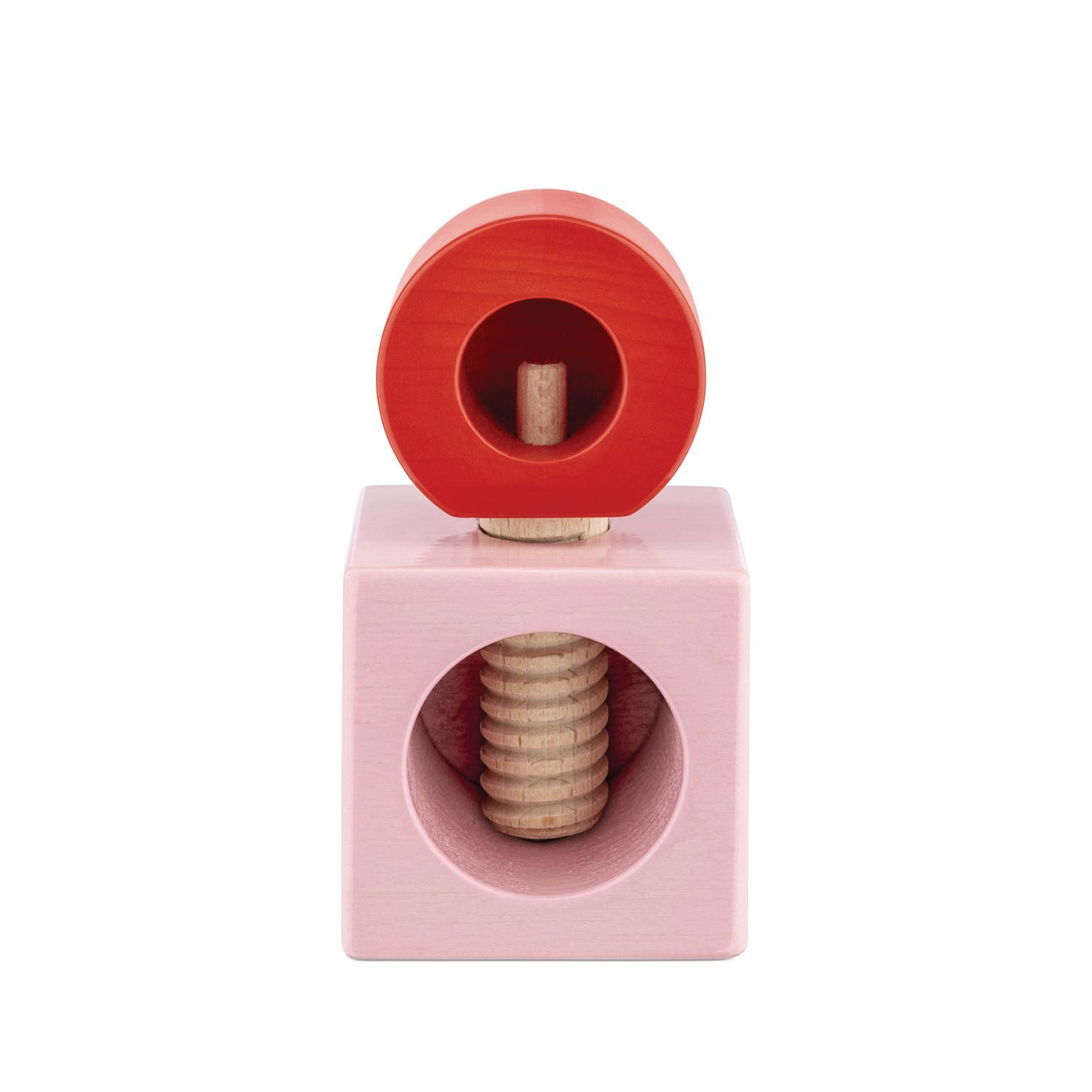 Nussknacker Sottsass Collection Rosa Rot