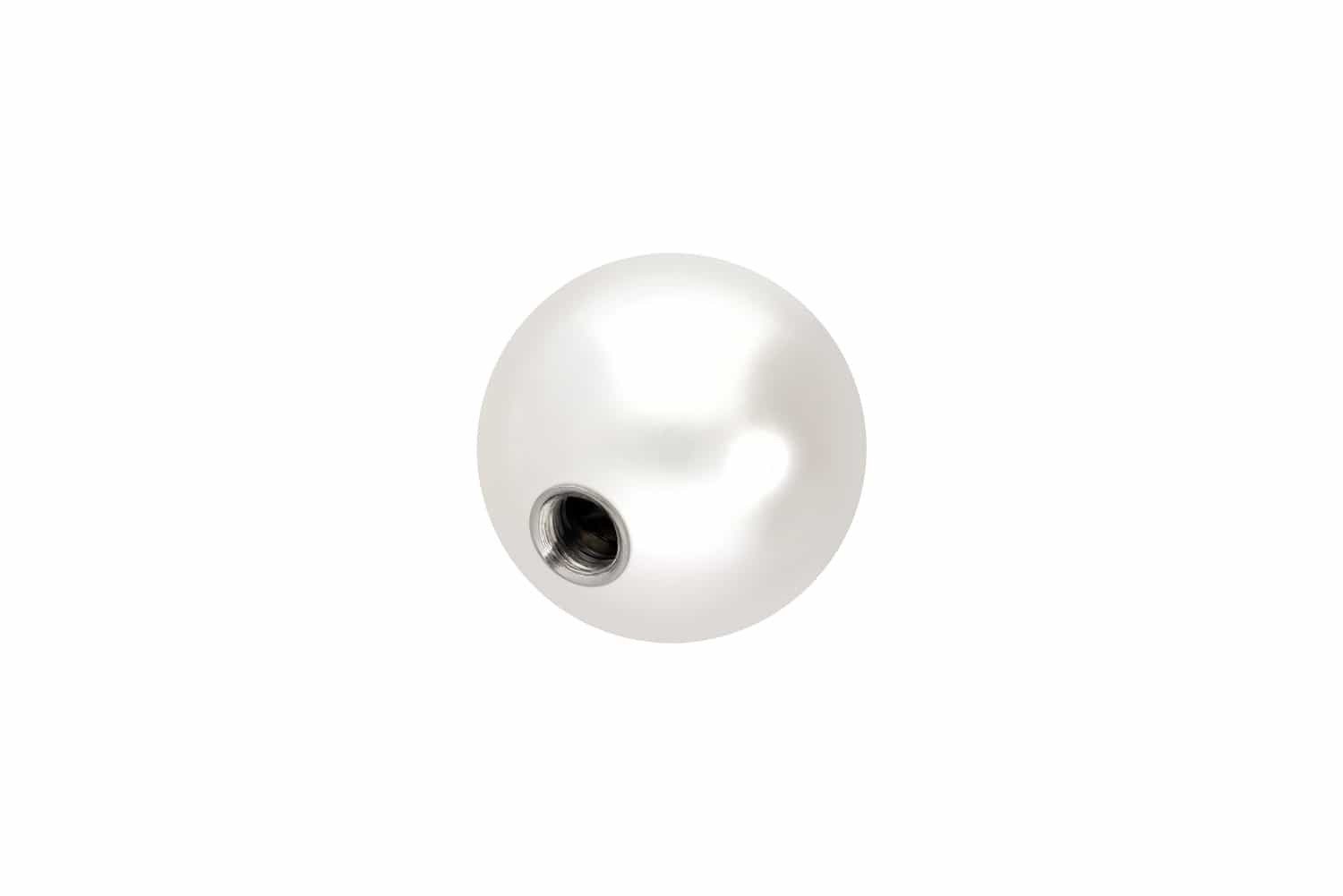 Piercing-Set Echte Frischwasserperle mit Titangewinde
