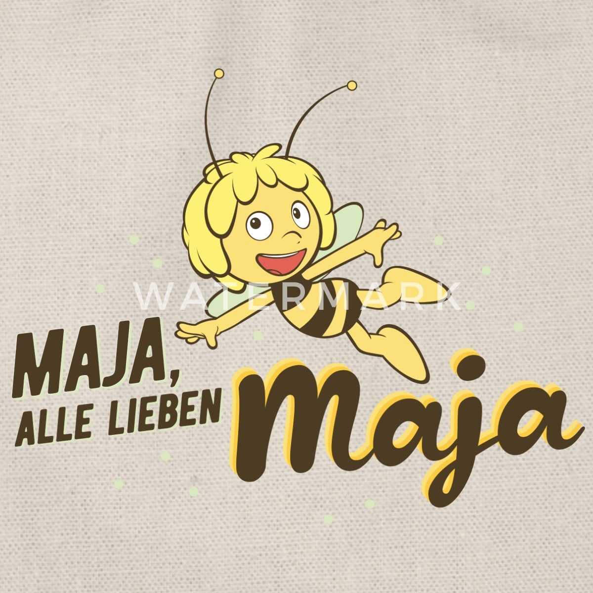Spreadshirt Turnbeutel Biene Maja Alle Lieben Maja Turnbeutel (1-tlg)