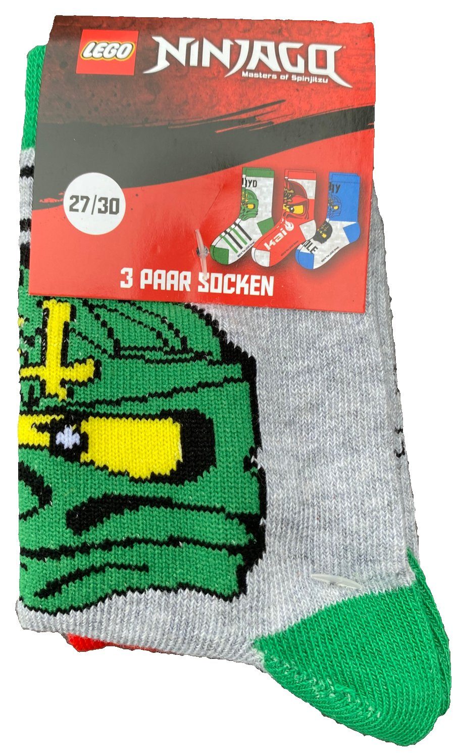 LEGO® Feinsocken LEGO® NINJAGO Socken Set 6 Paar Kindersocken