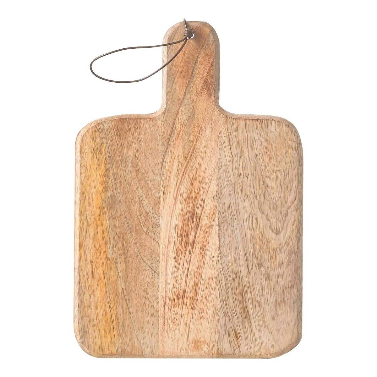 Mica Decorations Servierbrett Mica Decorations Duko Tranchierbrett Quadrat braun FSC 100% - l35xb25x, Mangoholz
