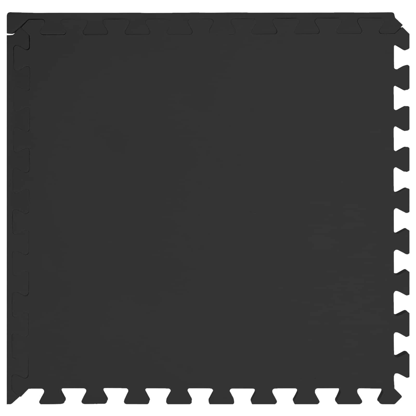 vidaXL Bodenmatte Fußmatten 24 stk. Schwarz 8,64 m² EVA-Schaum (24-St) – Bild 5 von 5