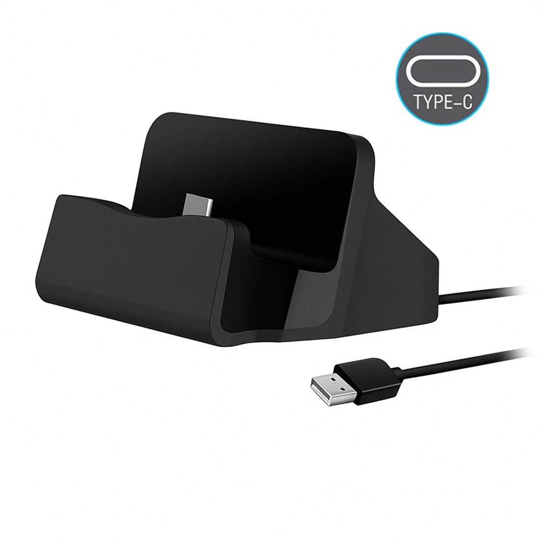 Bolwins Handy-Dockingstation P59C Dock Dockingstation 1m kabel USB 3.1 Typ C Ladegerät Ladestation