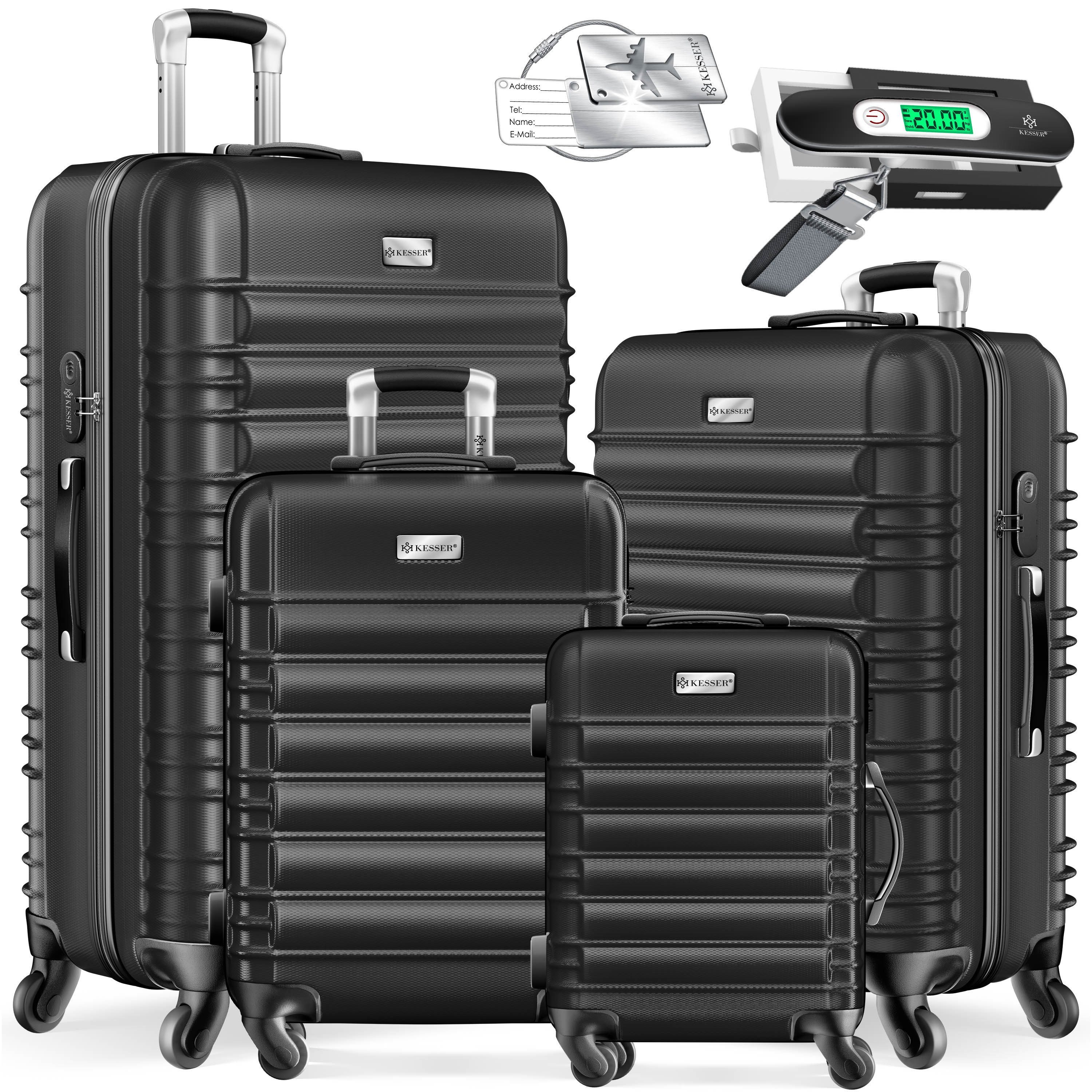 KESSER Kofferset, 4 Rollen, 4tlg. Hartschalenkofferset Hartschalenkoffer Reisekoffer Set